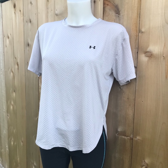 Under Armour Tops - Under Armour heat gear light grey Top size: small